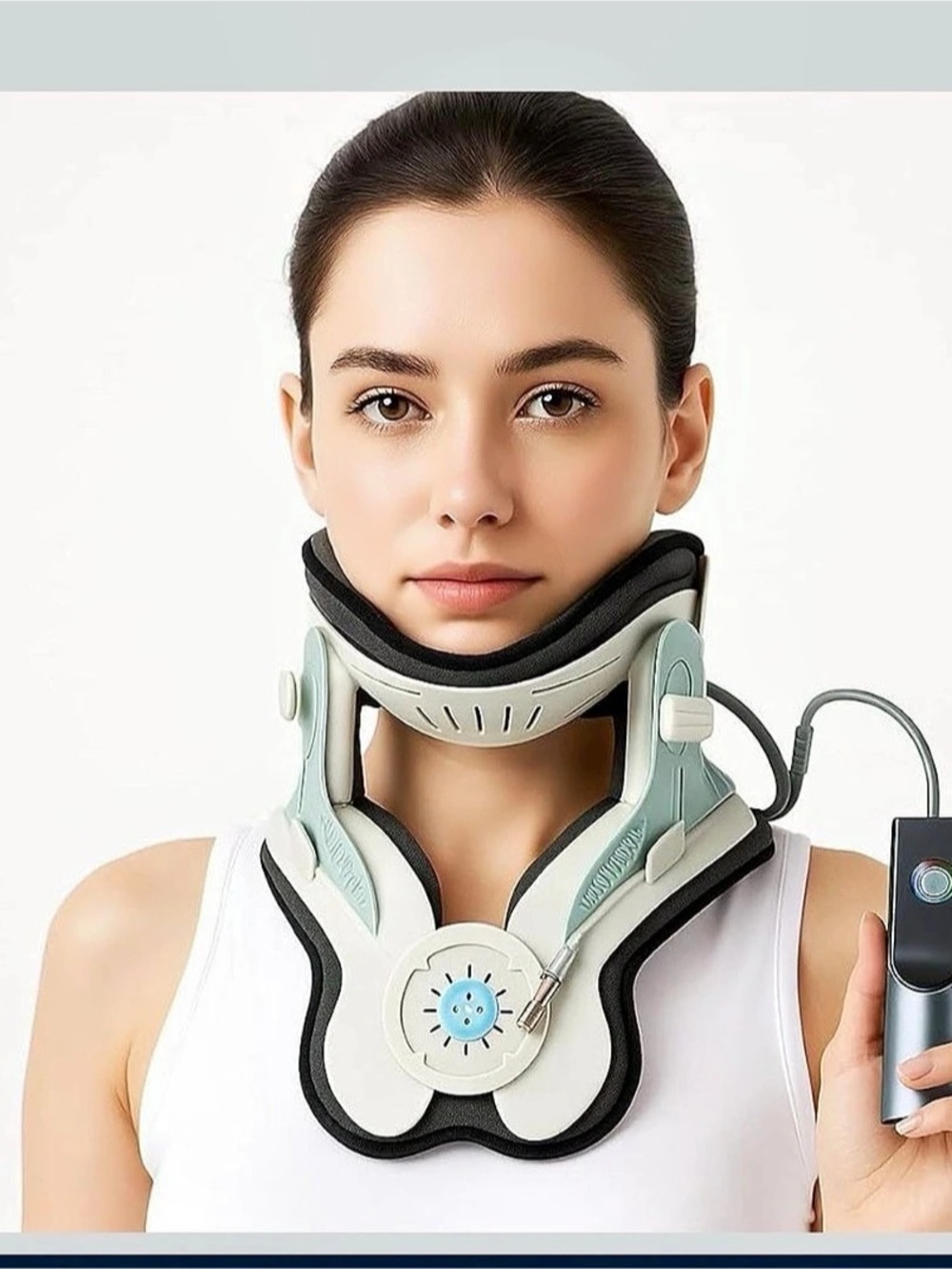 Cervical Neck Traction Device with 3 Power Traction & Airbag Support